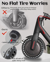 8.5x 2.5 Inches Electric Scooter Solid Tire